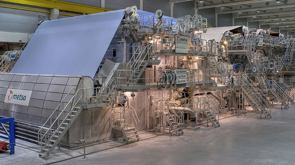 Quelle: Metso Paper GmbH: Plattling Papier PM1